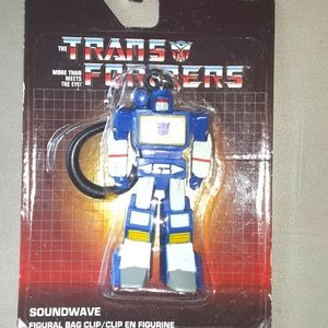 TRANSFORMERS SOUNDWAVE FIGURE BAG CLIP NEW IN PACKAGE